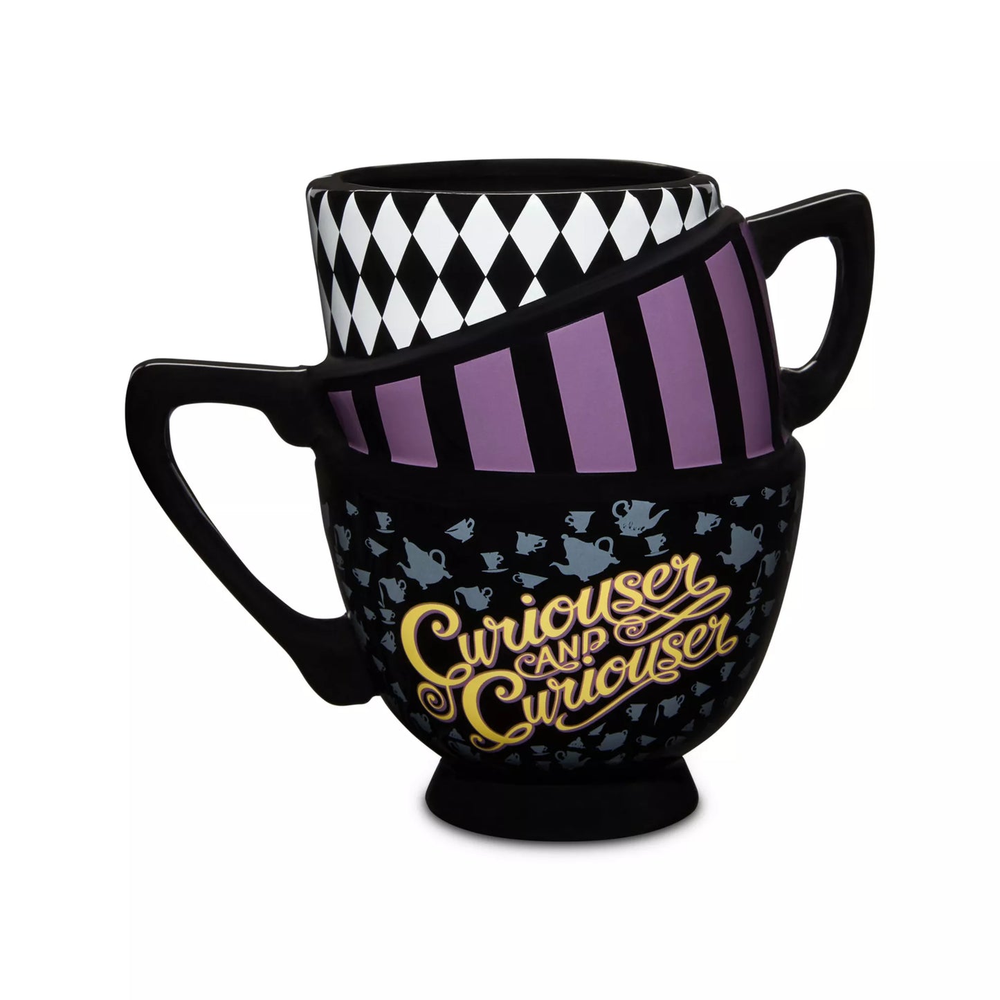 Alice in Wonderland Wonky Stacked Tea Cup