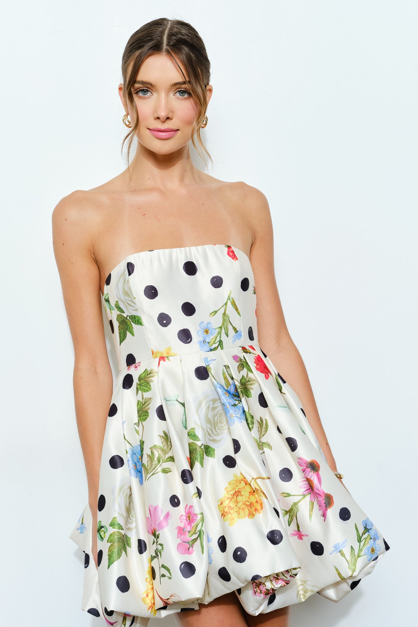 Palm Spring Polka Dot Party Dress
