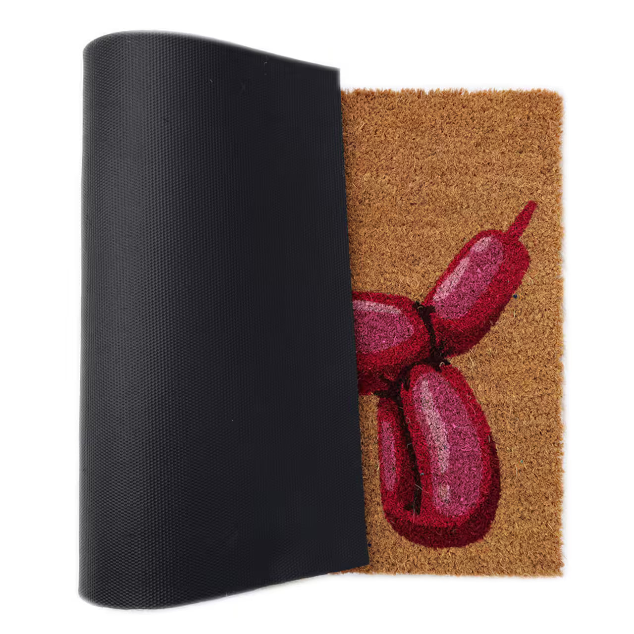 Iconic Pink Balloon Dog Doormat