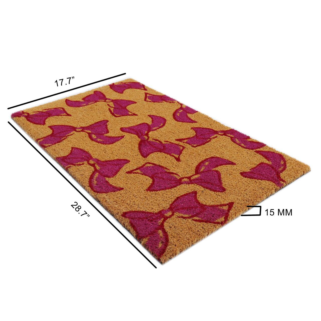Put A Bow On It Coir Doormat