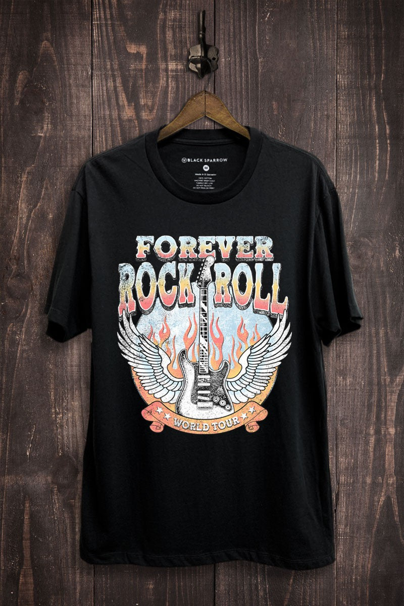 Forever Rock and Roll Graphic T-Shirt