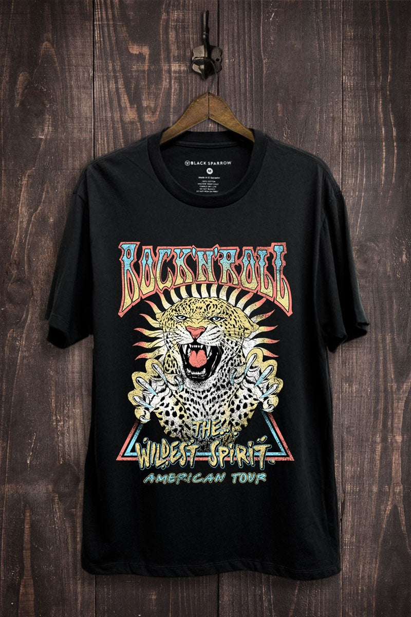 Rock And Roll Wildest Spirit Animal T-Shirt