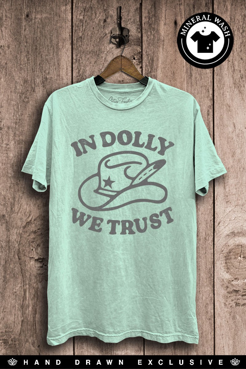 In Dolly We Trust Western Graphic T-Shirt