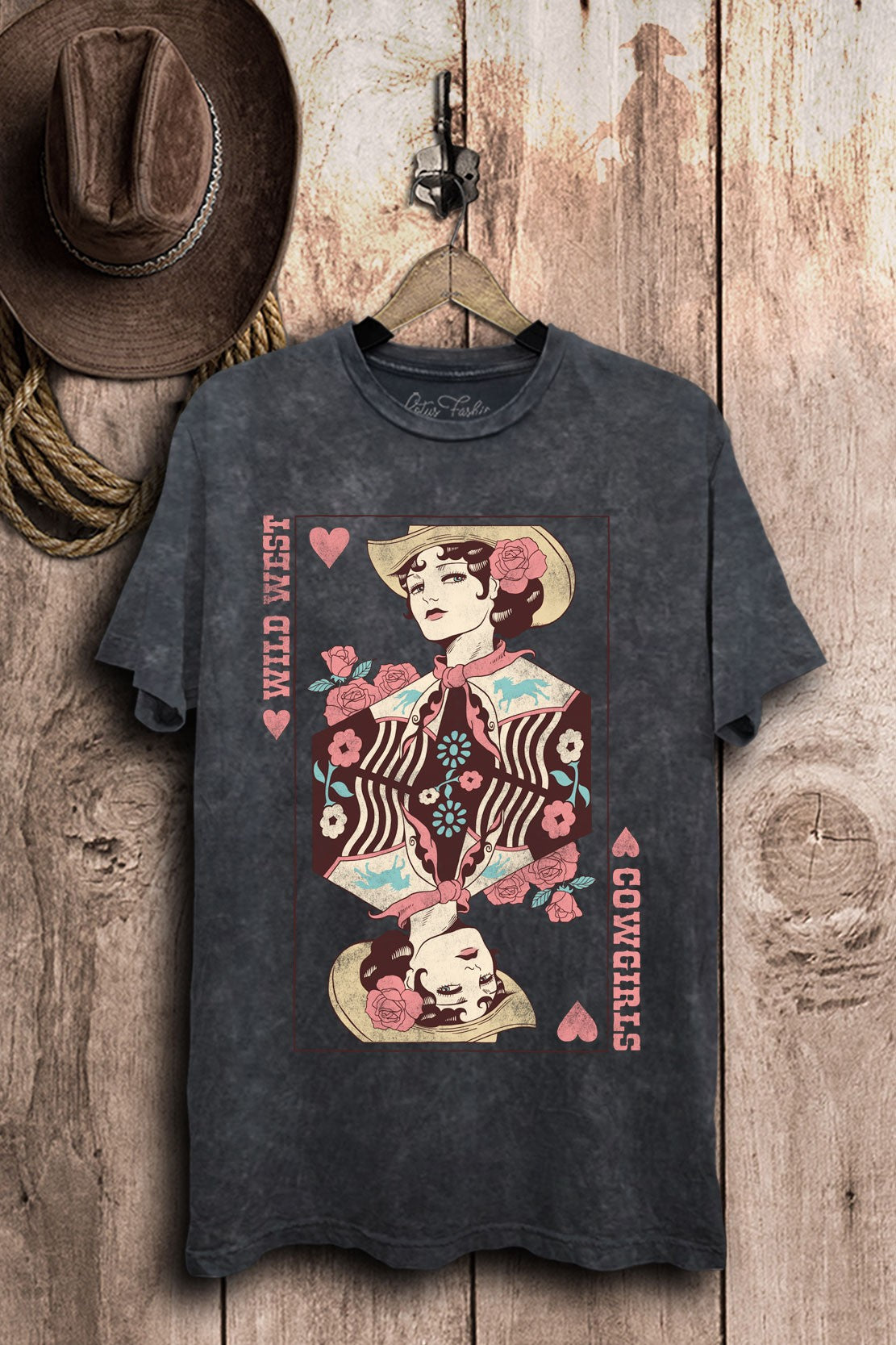Queen Of Wild Hearts Western Graphic T-Shirt