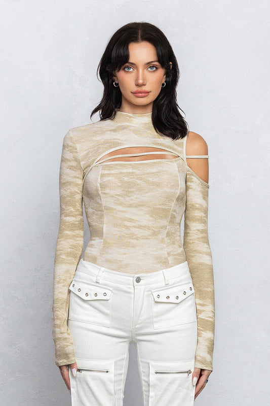 Briella Ribbed Knit Bodysuit