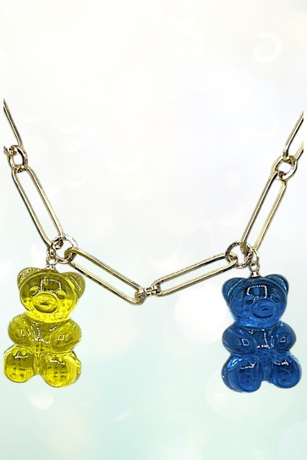 Yummy Gummy Candy Bear Necklace