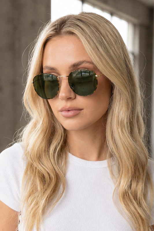 Tiana Tortoise Shell Frame Sunglasses