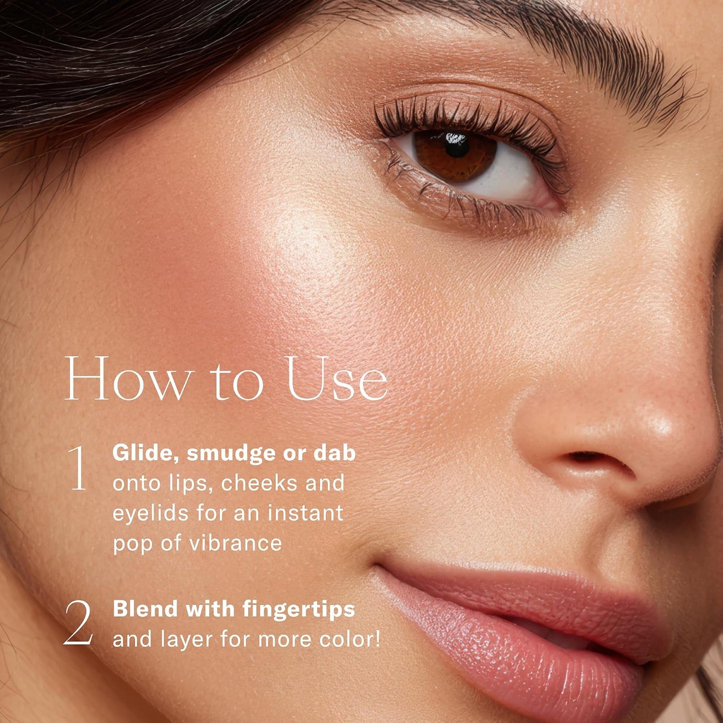 Josie Maran Argan Lip Blush Eye Color Cream Stick