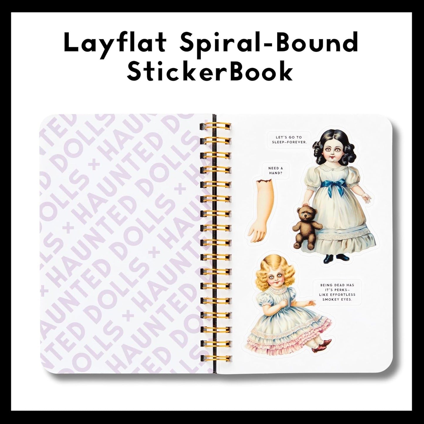 The Sticker Book of Haunted Dolls