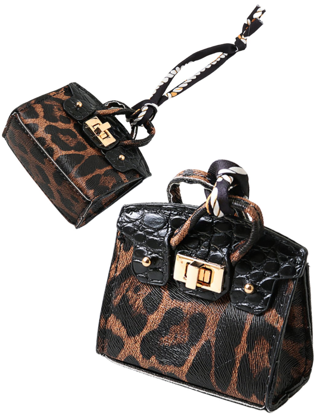 Bolso de diseñador Leopard Mini bolso Charm