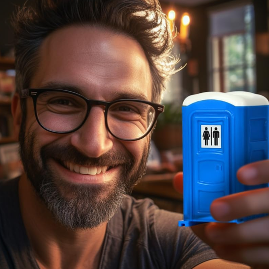 Set of 2 Porta Potty Shot Glasses