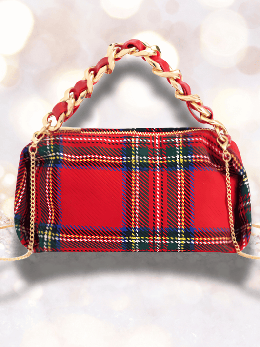 Holiday in Scotland Plaid Mini Handbag