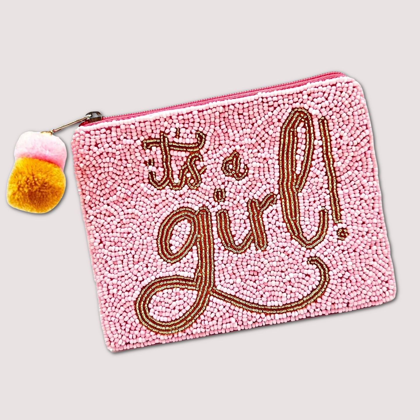 NEW BABY Boy or Girl Beaded Storage Money Coin Pouch
