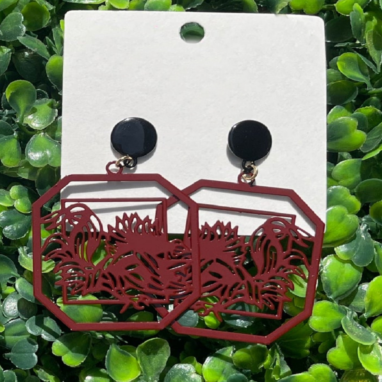 South Carolina Gamecocks Football Mascot Earrings