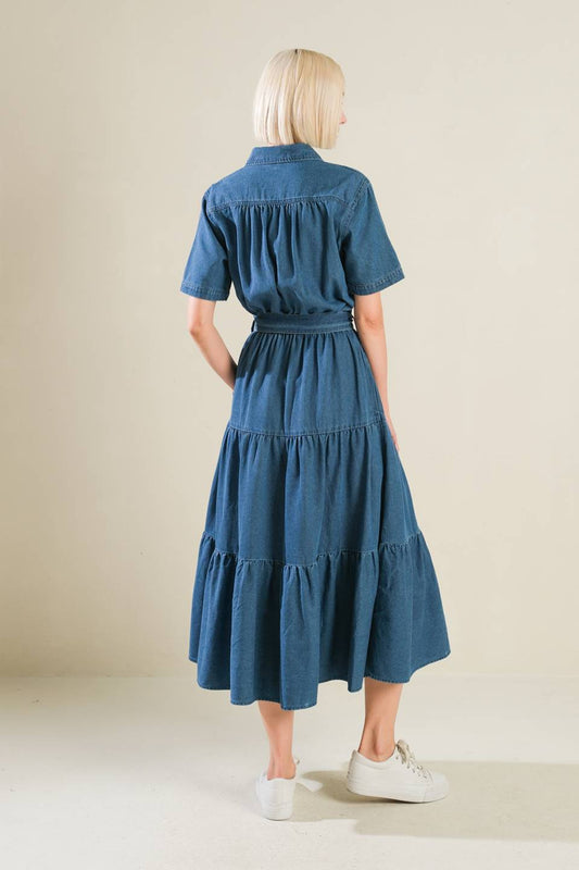 VESTIDO MIDI VAQUERO ABSOLUTE EDGE