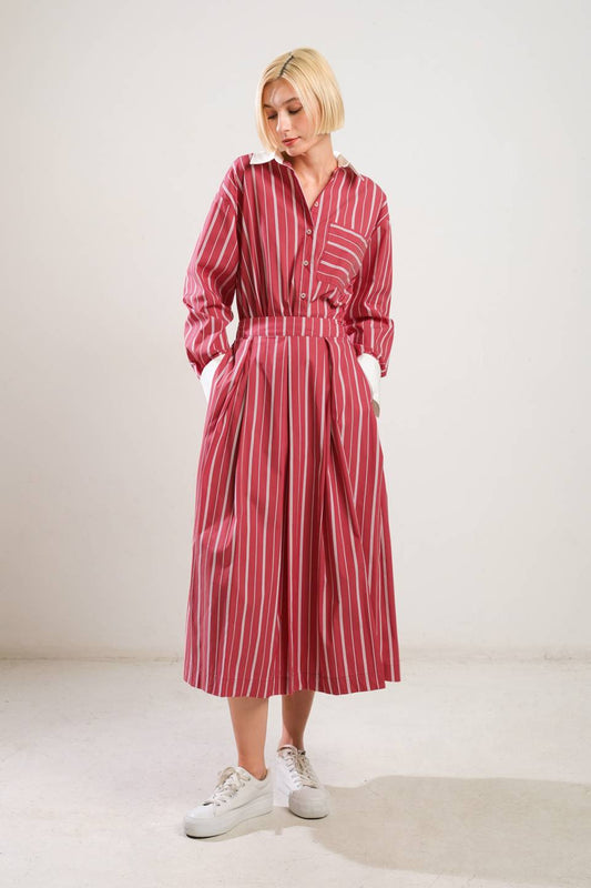 FALDA MIDI TEJIDA BEHIND THE GRIN