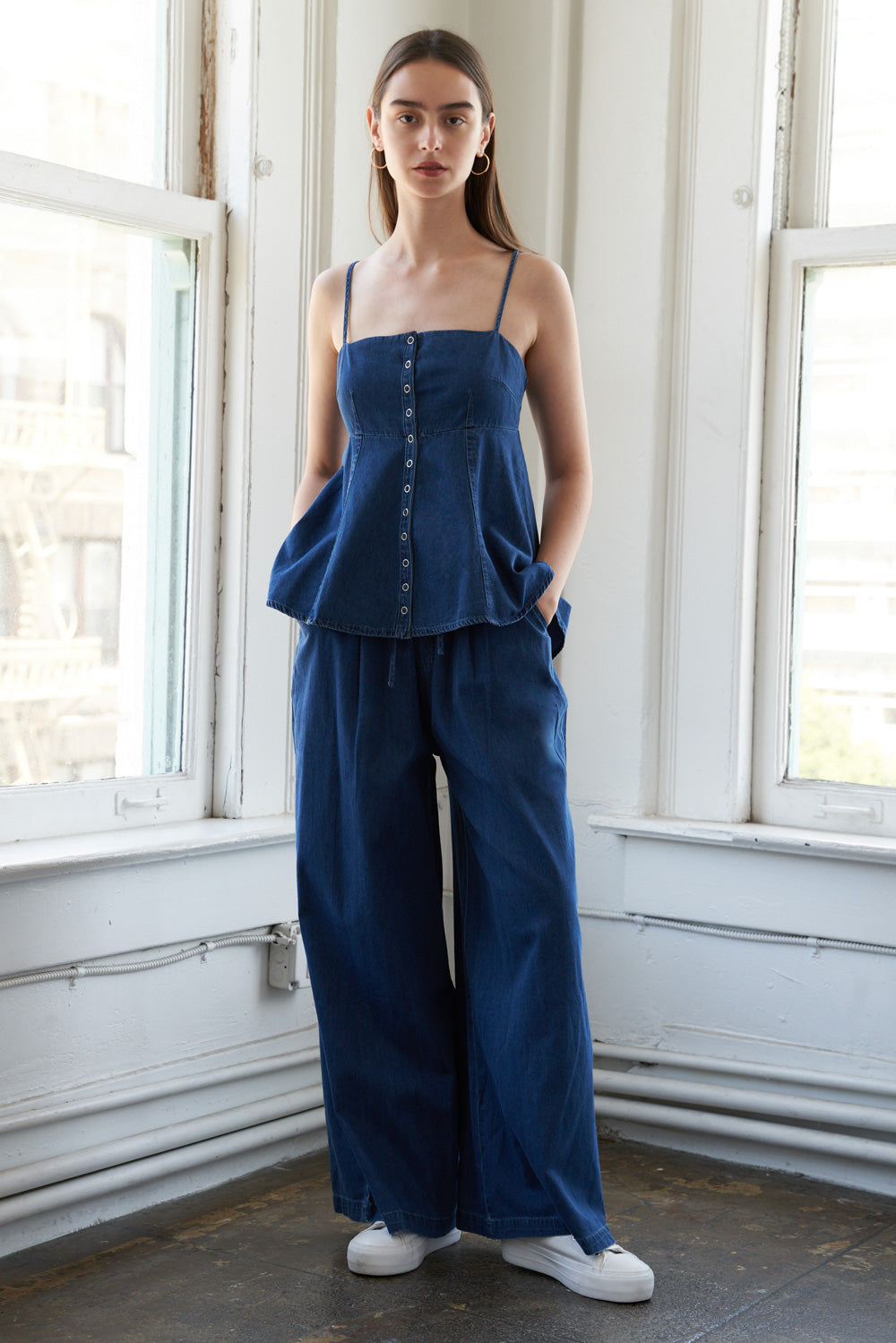AUTHENTIC MOMENTS DENIM TOP