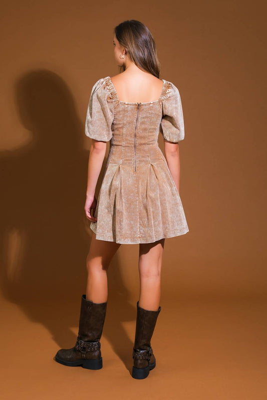 URBAN SOPHISTICATION TWILL DRESS