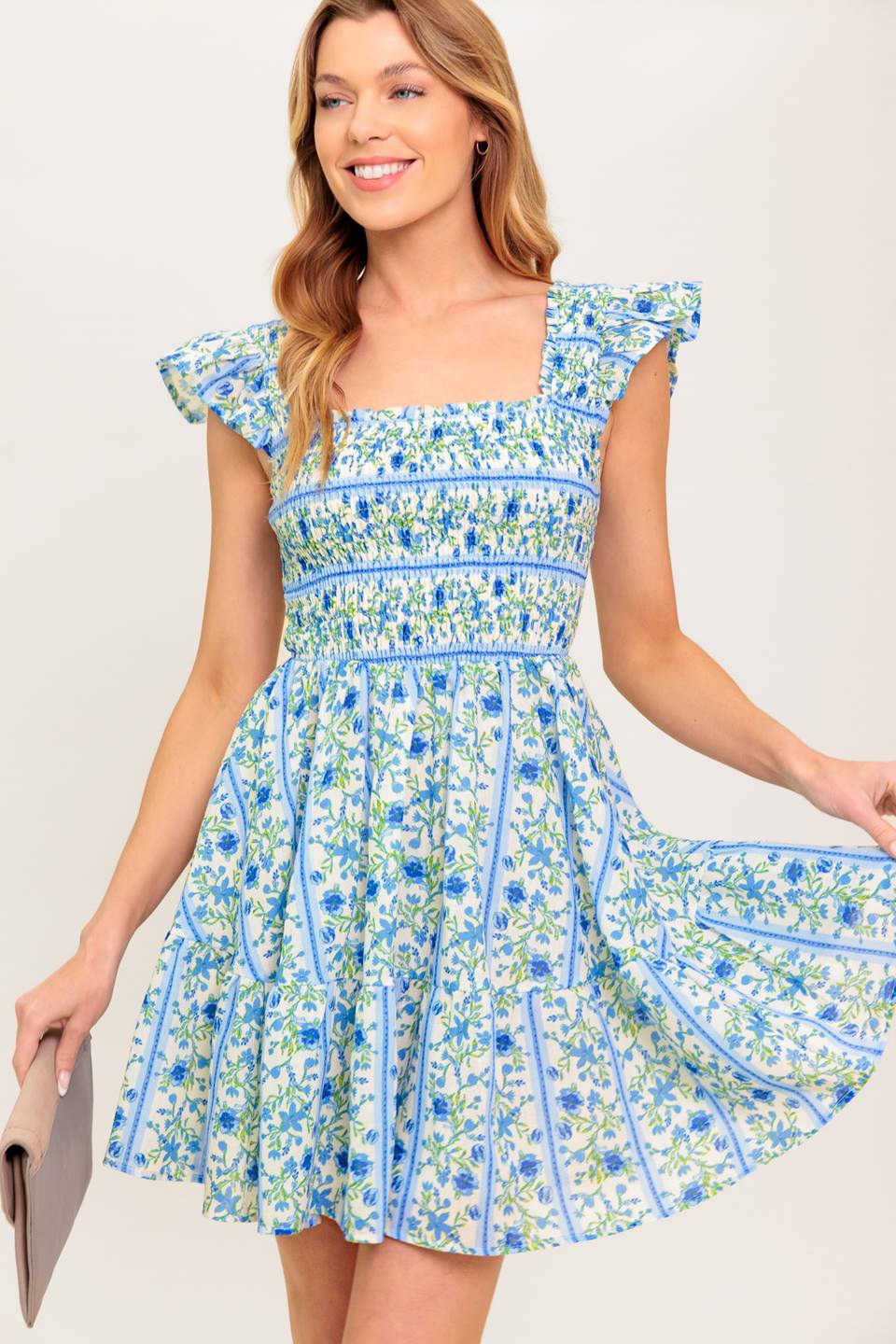 MINIVESTIDO TEJIDO GERANIO FAIRFAX