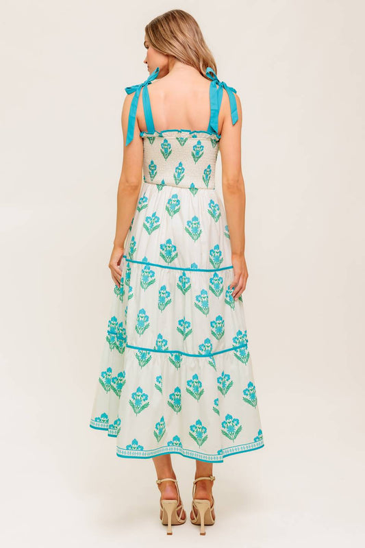 VESTIDO MIDI TEJIDO MIDNIGHT BOTANICA