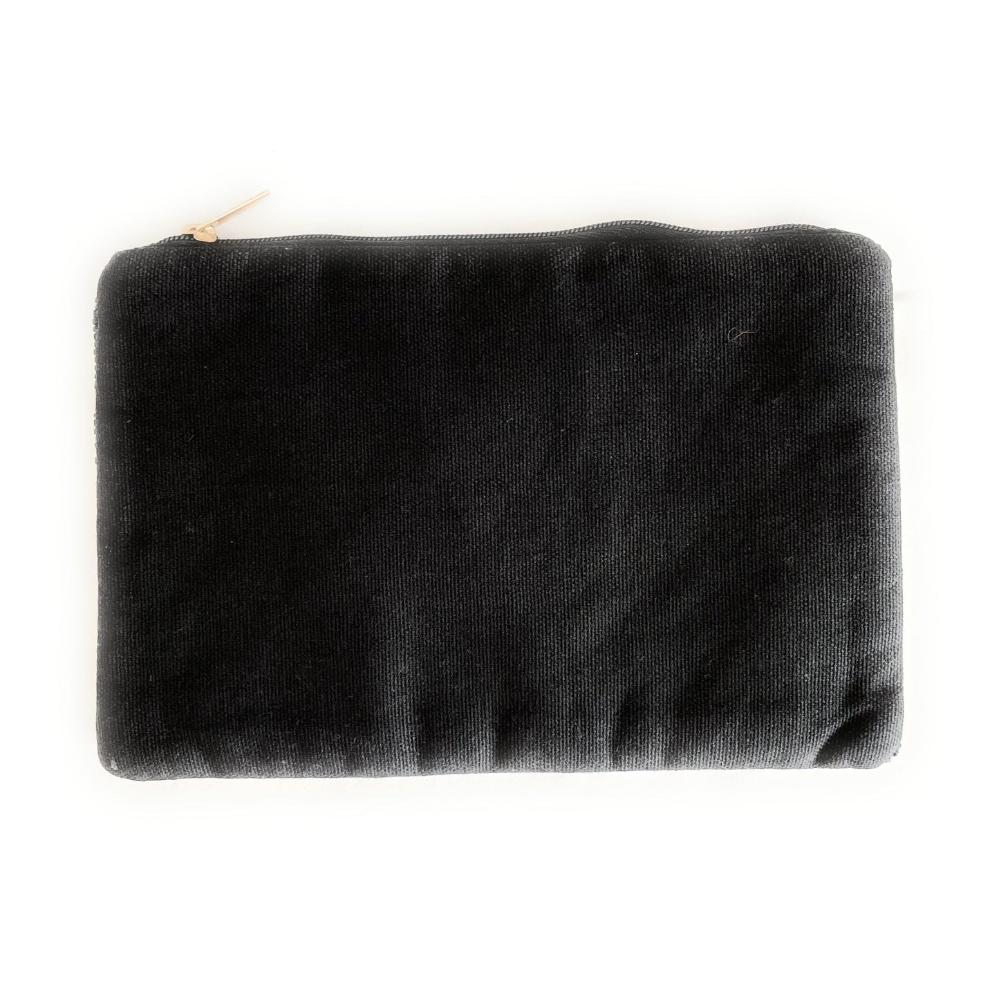 ROWDY Black Seed Beaded Storage Money Coin Pouch