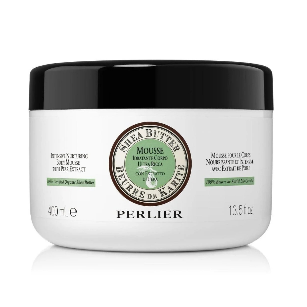 Perlier Fruity Pear Body Mousse with Organic Shea Butter