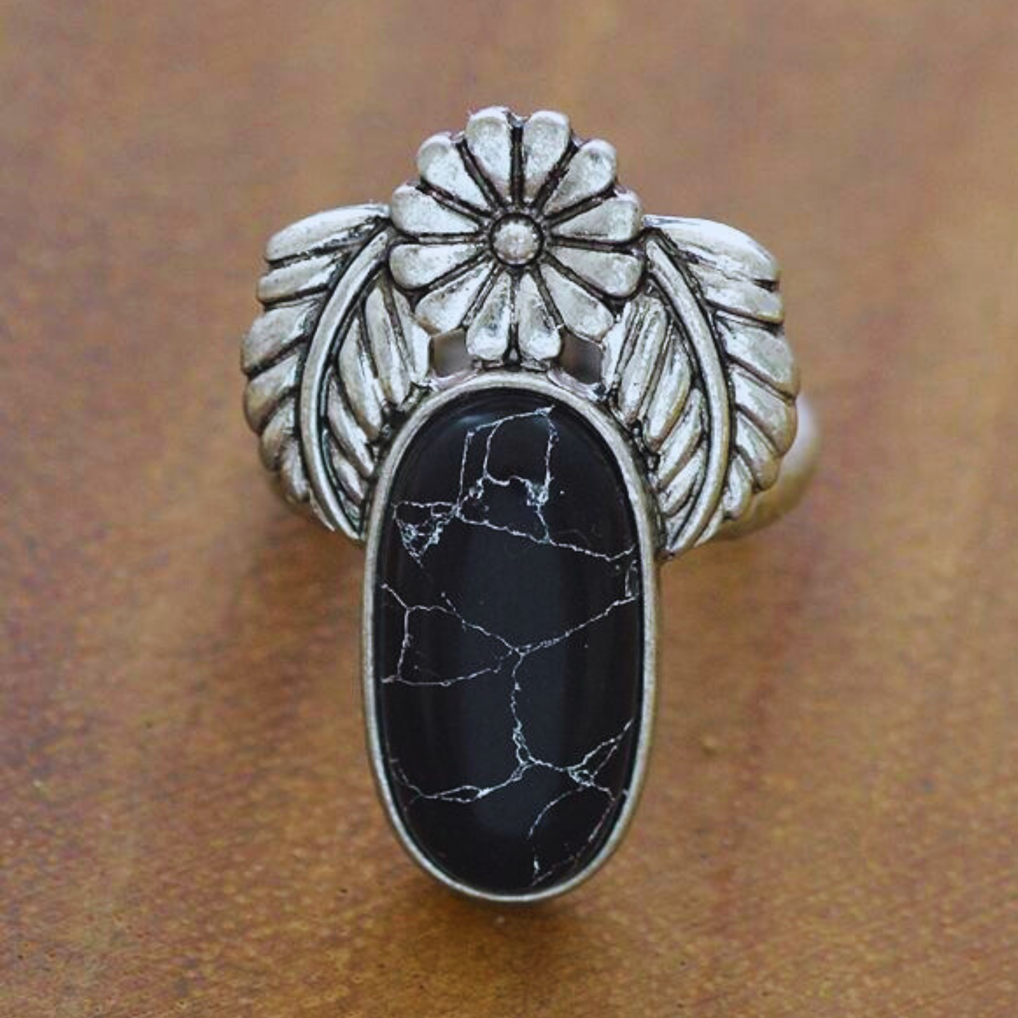 Desert Day & Night Stone Ring