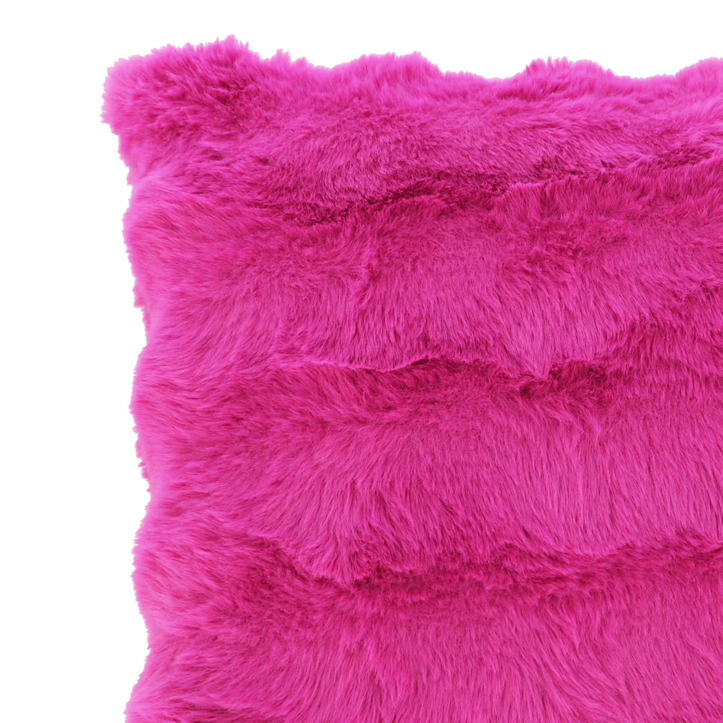 Pink Passion Furry Throw Pillow