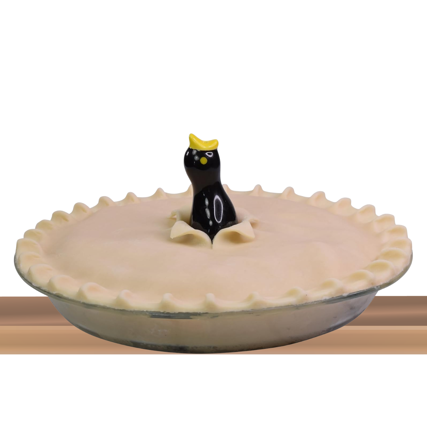 Black and White Pie Bird Vents - Set of 2