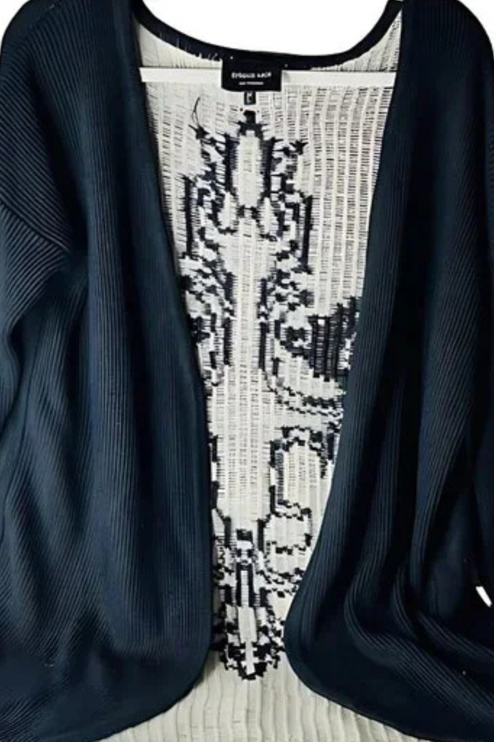 Black Gold Tattoo Design Cardigan