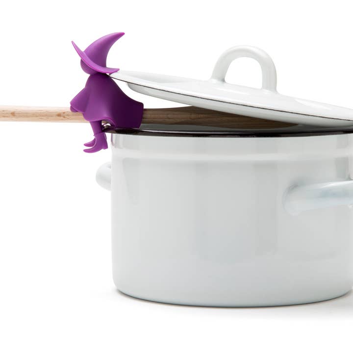 Witch Spoon Holder and Steam Releaser For Stove Top