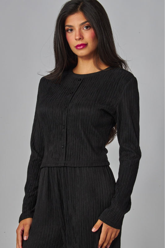 LICENSE TO LOUNGE PANTS SET IN BLACK