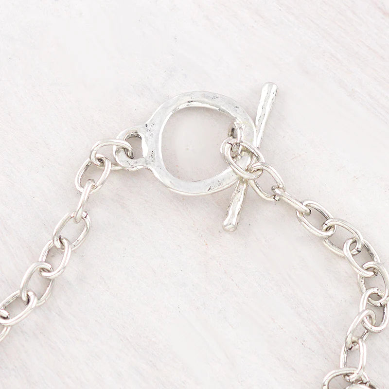 Rhinestone Rodeo Western Charm Necklace