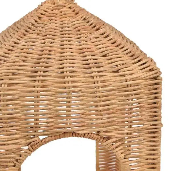 Bohemian Rattan 28" Candle Floor Lantern