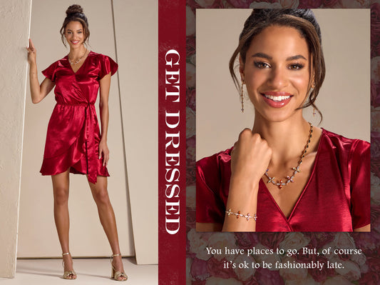 Lady In Red Fashion Edit