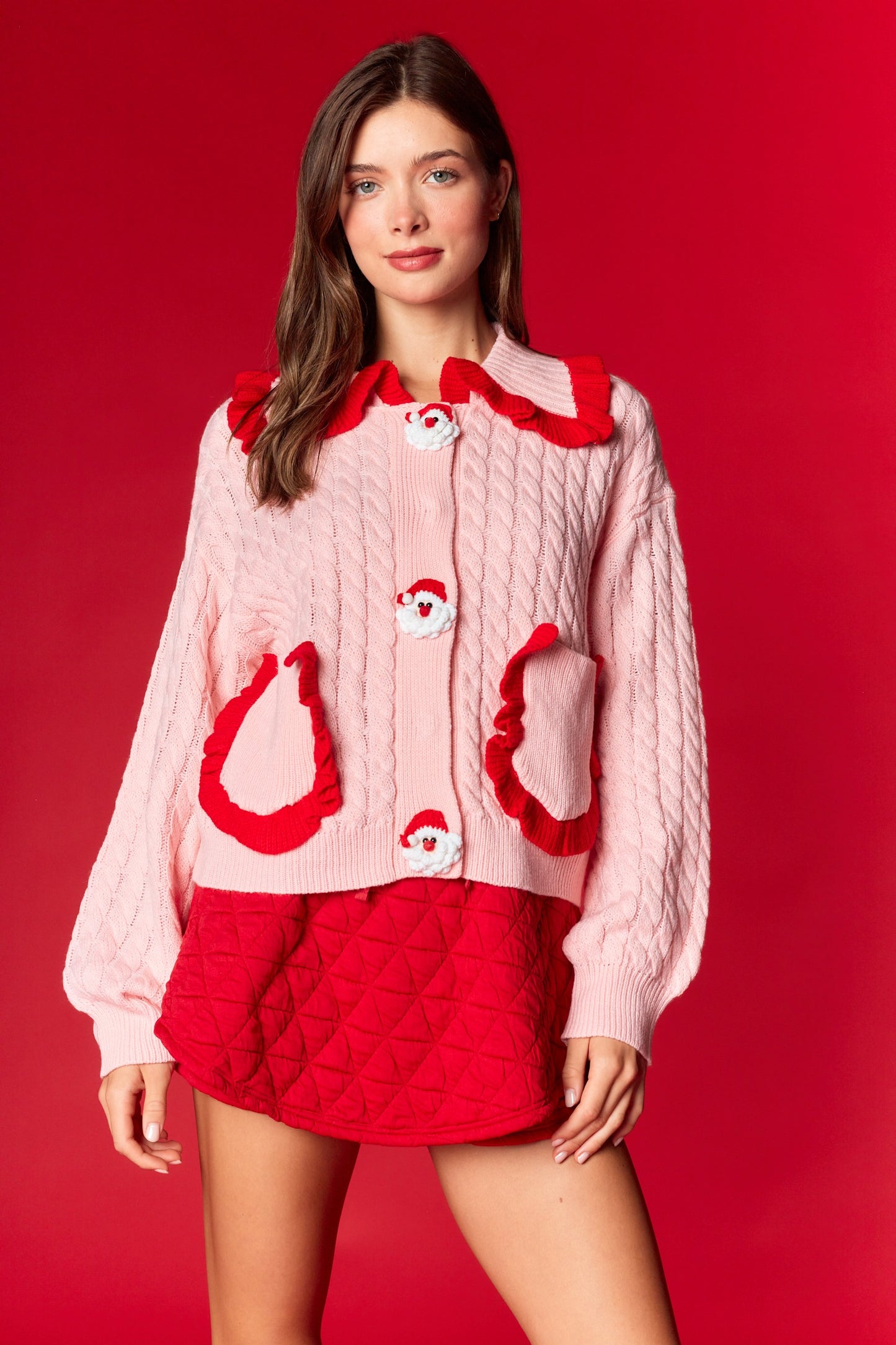 The Sleigh All Day Santa Claus Cardigan