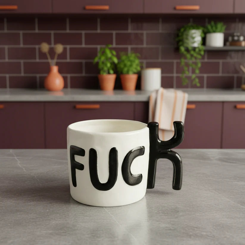 Curse Word Ceramic Coffee Mug