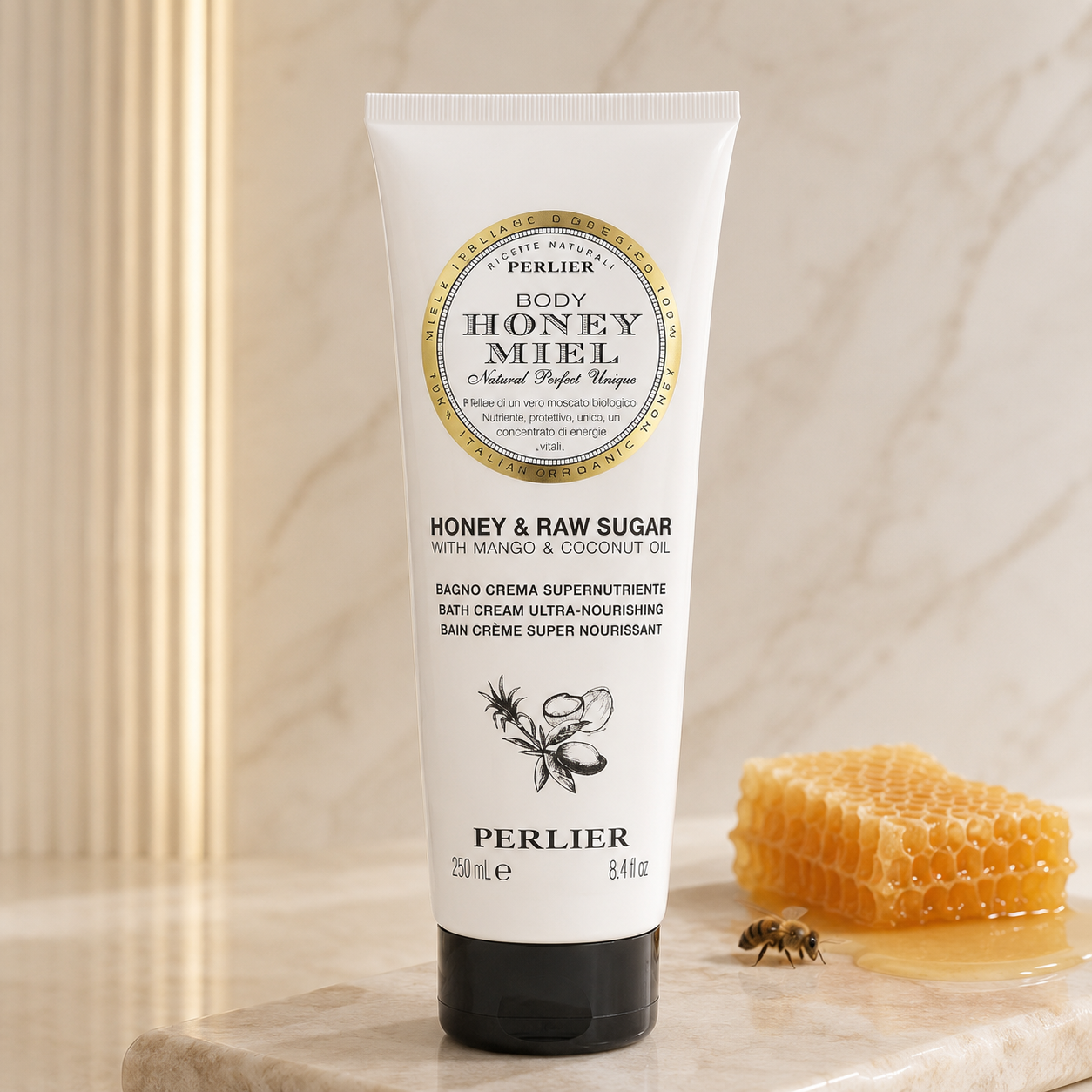 Perlier Bath Honey & Raw Sugar Tropical Bath Wash