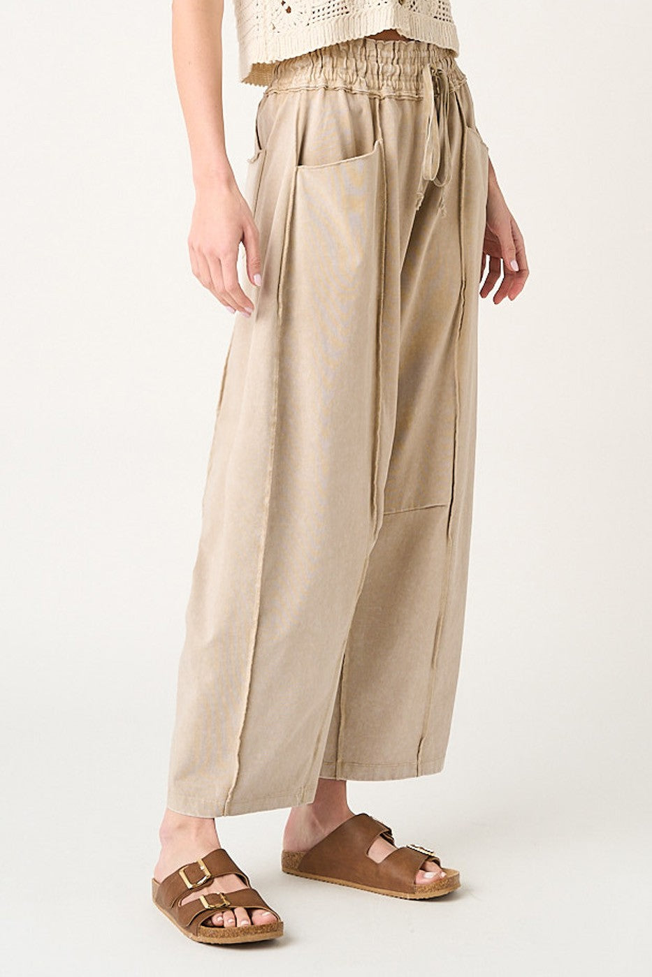 Mya Festival Ready Cotton Barrel Pants