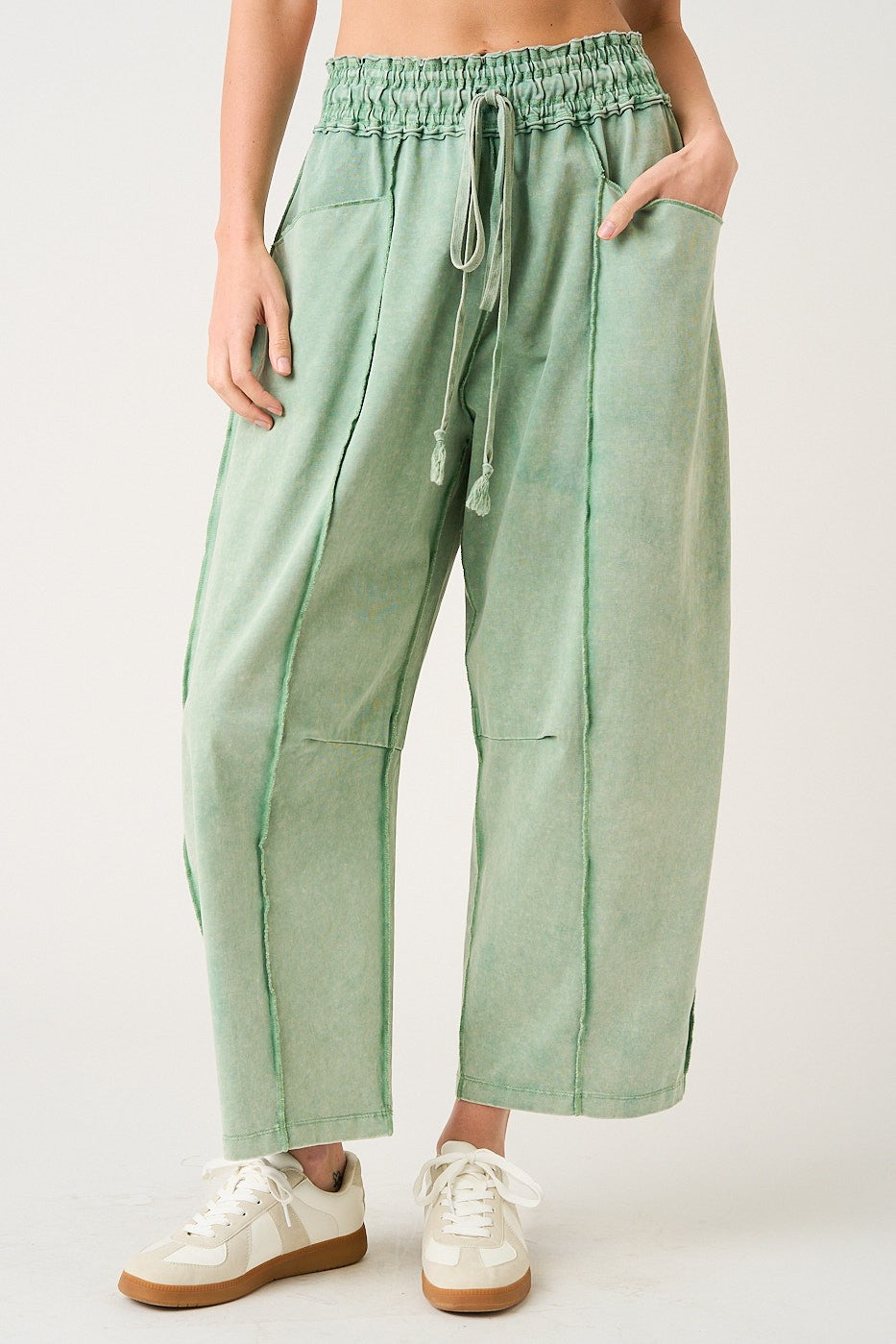 Mya Festival Ready Cotton Barrel Pants