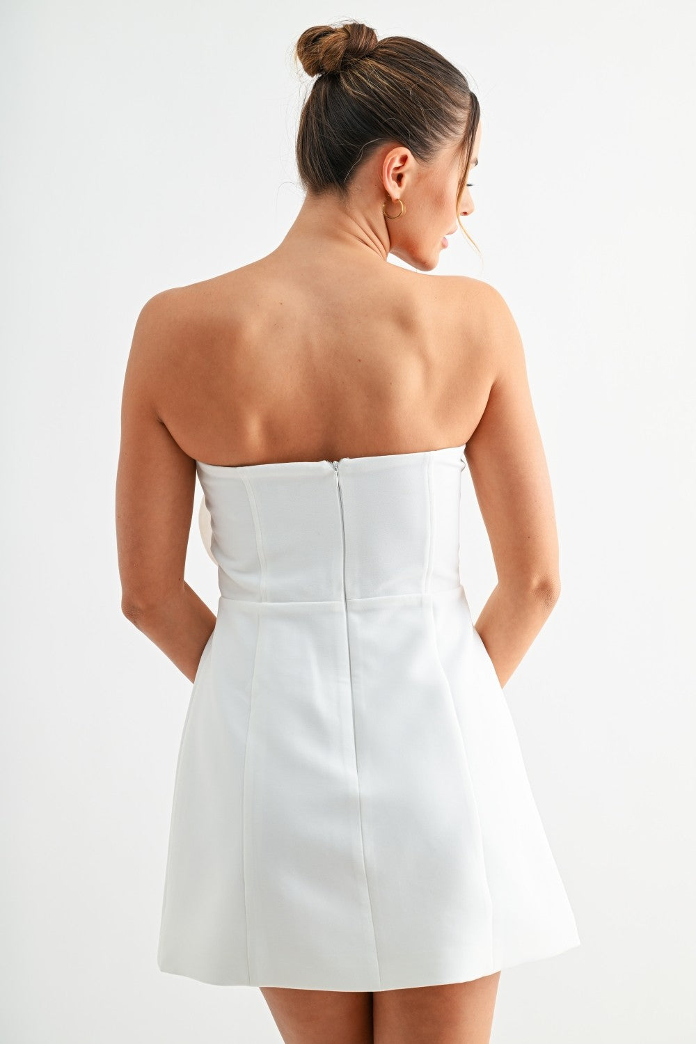 Beauty In Bloom White Mini Dress
