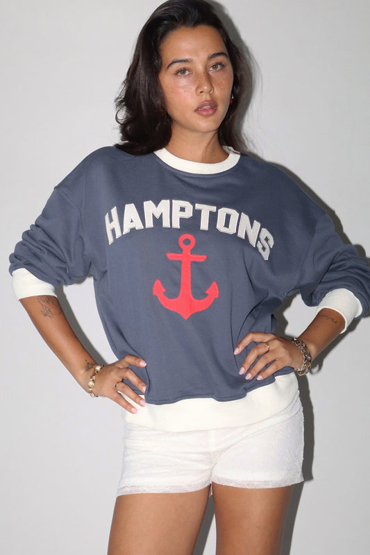 Weekend In The Hamptons Graphic Sweatshirt