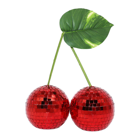 Cherry On Top Disco Ball Table Top Decor