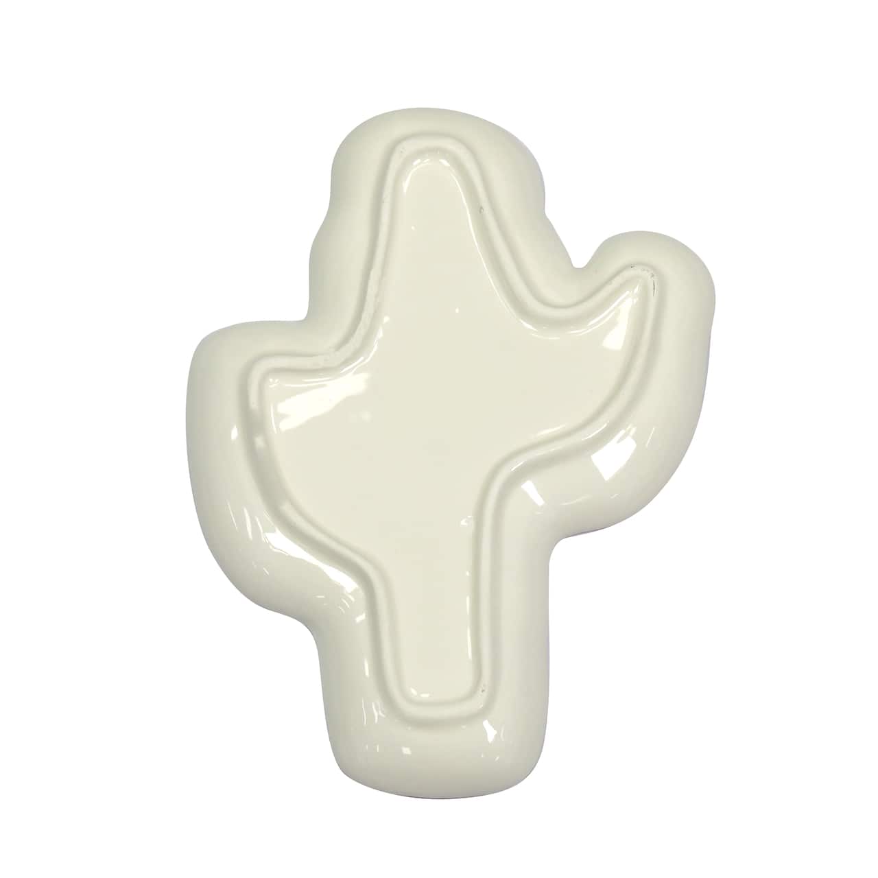 Pink Cactus Western Cowgirl Ceramic Trinket Dish