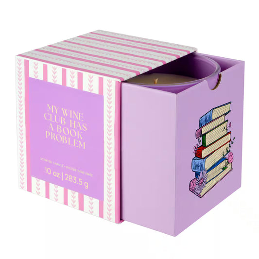 Wine and Book Club 10oz Gift Boxed Candle