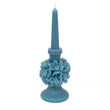 Floral Cluster Taper Candle in 4 Colors