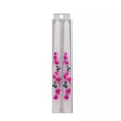 Set of 2 Pink Orchid Taper Candles