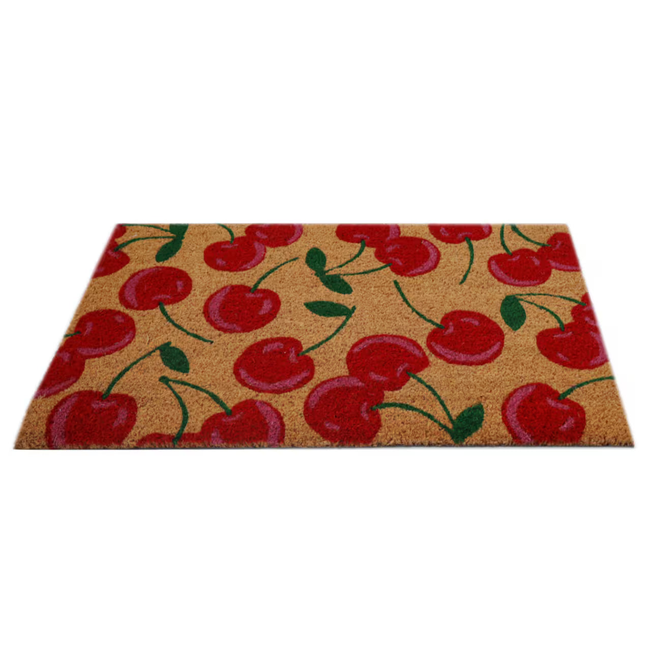 Charming Cherries Coir Doormat