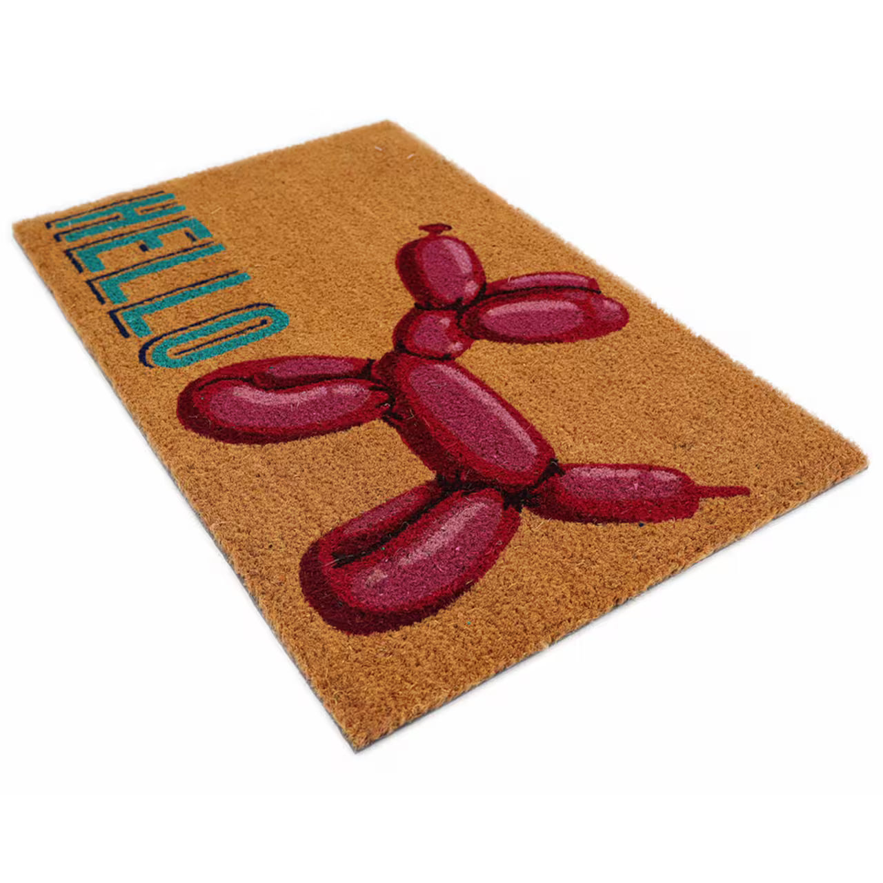 Iconic Pink Balloon Dog Doormat