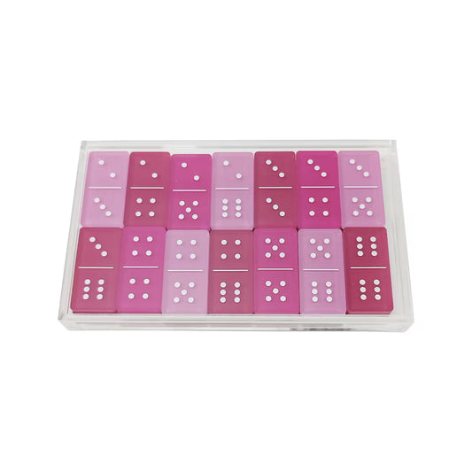 Pink Dominoes Tabletop Game